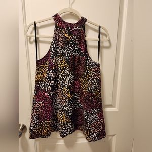 NWT Gibson Safari Sunset Cheetah sleeveless top